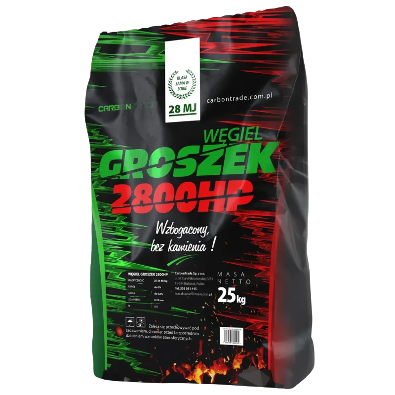 Carbontrade Groszek 2800HP 25-29 MJ/kg 1 tona